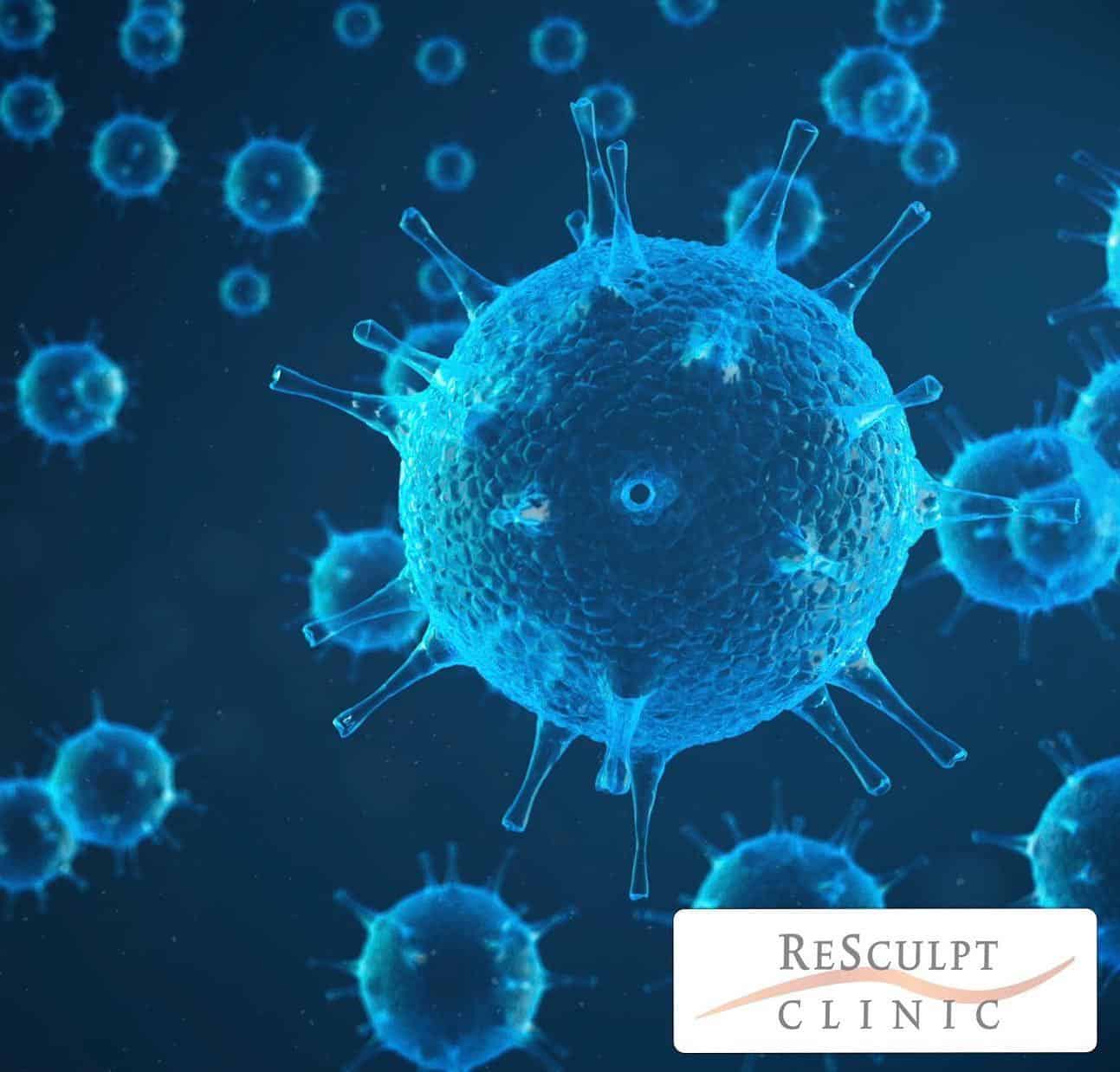 resculpt clinic, coronavirus, corona maatregelen